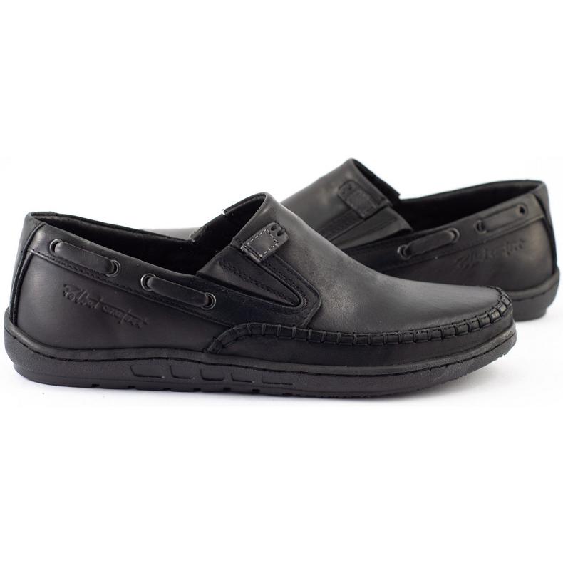 Polbut Mocassins homme noirs J68 / 4 2