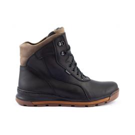 Polbut Chaussures d'hiver pour hommes noires J63s 1
