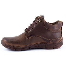 Polbut Chaussures hiver homme J64S marron brun 1