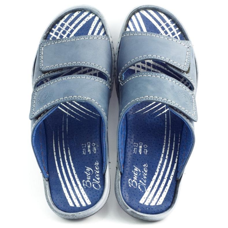 Chaussons homme 048 Bleu bleu marine 1