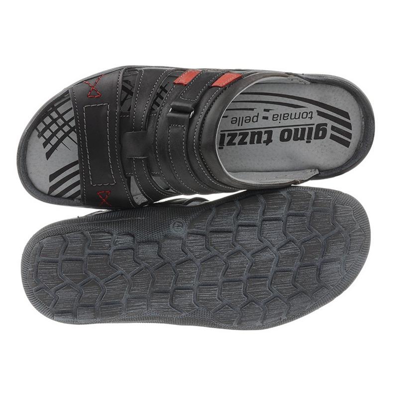 324 pantoufles noires pour hommes 1