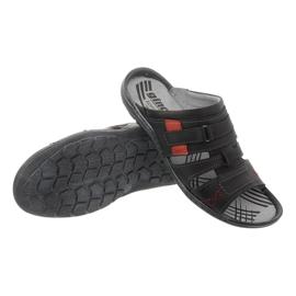 324 pantoufles noires pour hommes 2