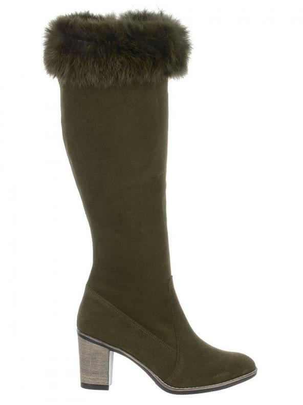 Olivier Bottes isolées Diana avec fourrure vert 1