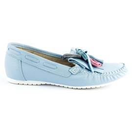 Lewski Mocassins femme 2673 bleu 1