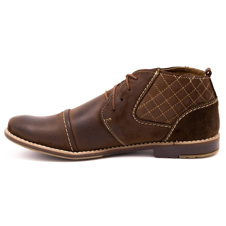 Olivier Chaussures matelassées pour hommes 254 marron brun 1