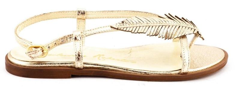 Sandales femme 621 or doré 1