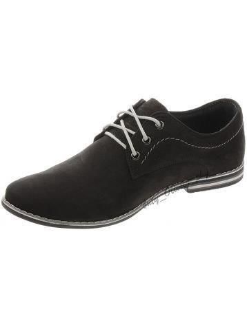 ABIS Chaussures homme en cuir 4149 noir 2
