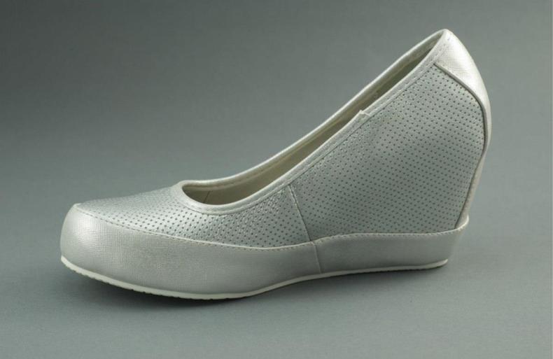 Baskets VC6089 argent 2