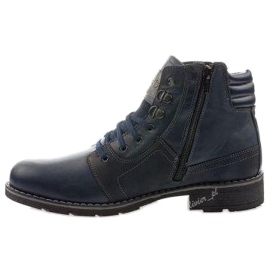 Mario Pala 323 bottes de neige bleu marine 1