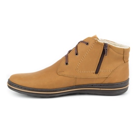 Polbut 339 chaussures rouges pour hommes orange 2