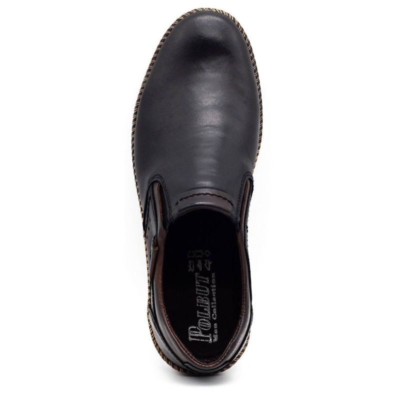 Polbut Chaussures hommes noires 401E 1