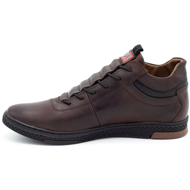 Polbut Chaussures d'hiver homme K26F marron foncé brun 1