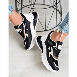 Sweet Shoes Baskets noires élégantes le noir 1