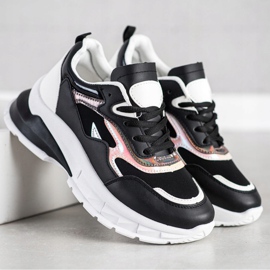 Sweet Shoes Baskets noires élégantes le noir 2