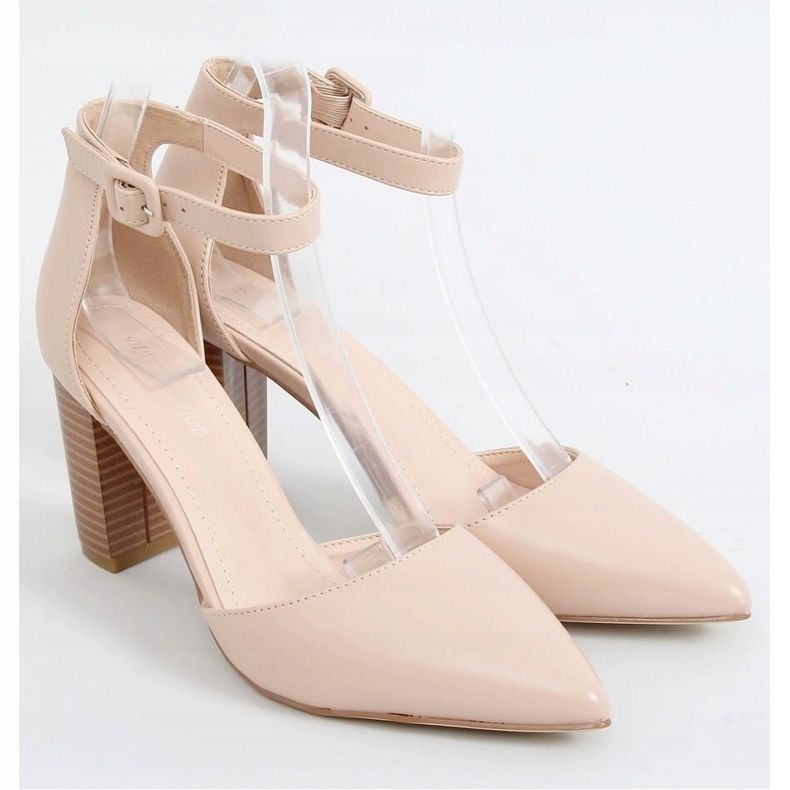 Escarpins sur le post beige 4046 Nude 1 Escarpins sur le post beige 4046 Nude 1