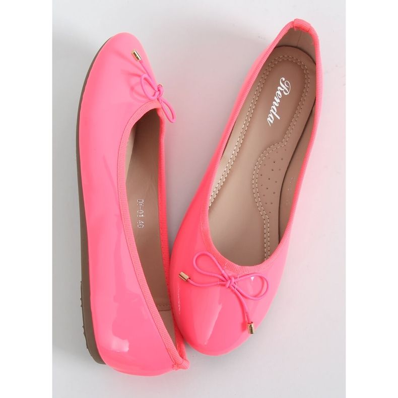 Ballerines rose fluo DY-01 Fuchsia 1