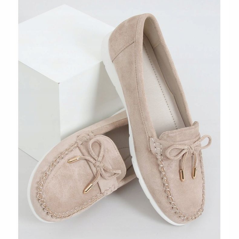 Mocassins femme beige RQ-2 Beige 1