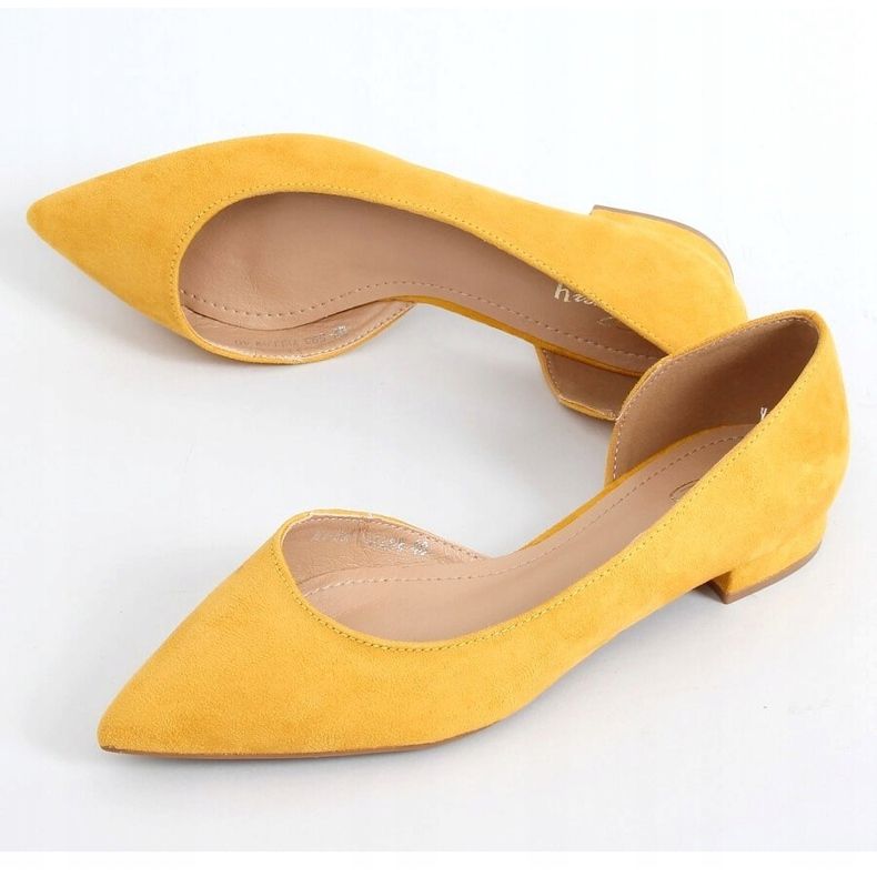 Ballerines coupe miel MM-593 Jaune 1