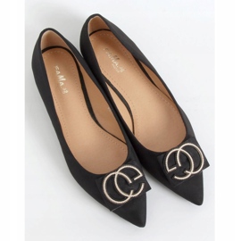 Ballerines amande nez noir FM3107A Noir le noir 1
