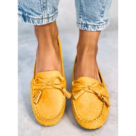 BM Mocassins femme miel XR-1R2 Jaune 3