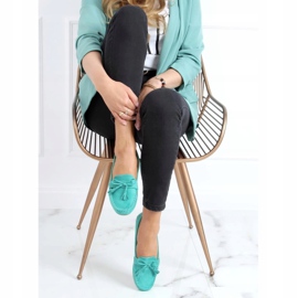 Mocassins femme verts XR-1R2 Vert 3