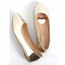 Ballerines laquées or 9988-60 Or d'or 1