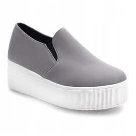 Baskets Creepers Sur Plateforme 812 Gris 1 Baskets Creepers Sur Plateforme 812 Gris 1