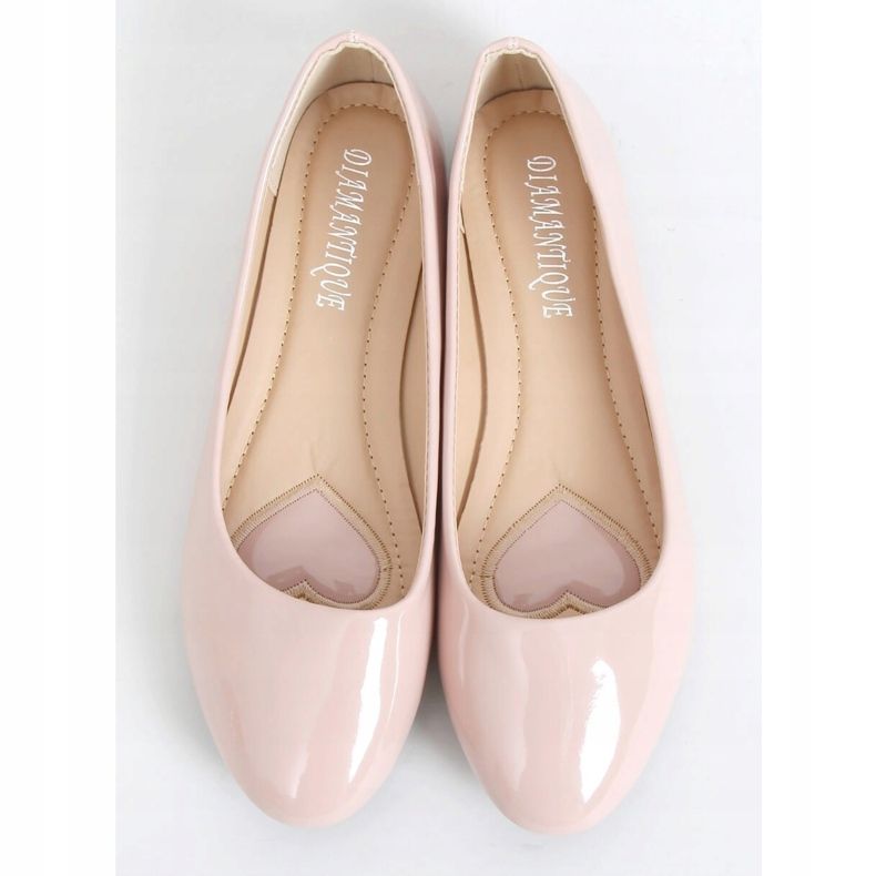 Ballerines verni beige-rose 9988-60 Nude 1