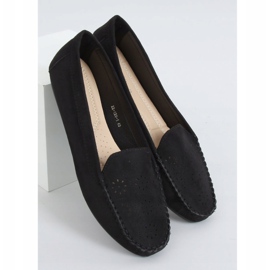 Mocassins ajourés noirs XR-1R6 Noir le noir 1