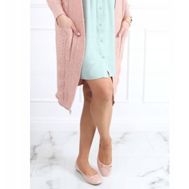 Ballerines en daim rose 9F116 Rose 2