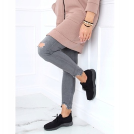 Chaussettes noires chaussures de sport C9239 Negro 2