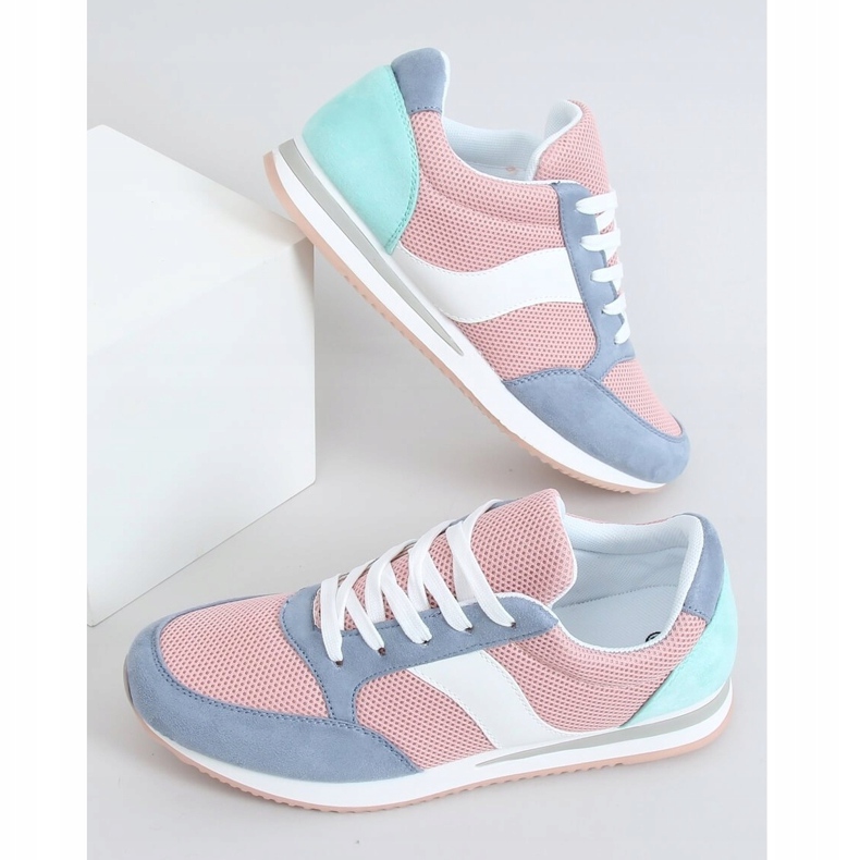 Chaussures de sport multicolores SC26 Bleu rose 1 Chaussures de sport multicolores SC26 Bleu rose 1