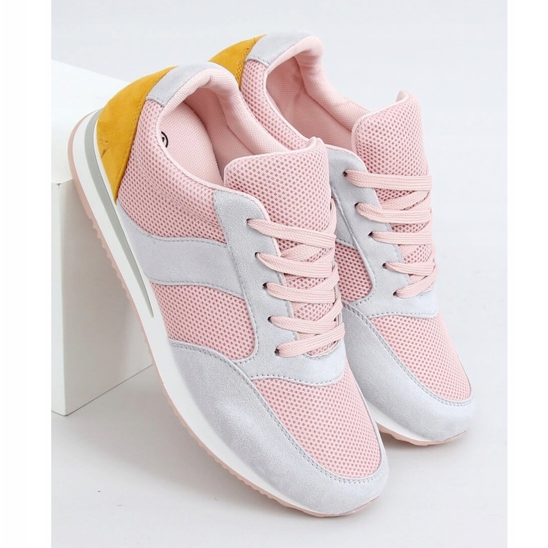 Chaussures de sport multicolores SC26 Gris rose 1 Chaussures de sport multicolores SC26 Gris rose 1