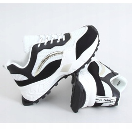 Chaussures de sport noir et blanc 2008 blanche le noir 1