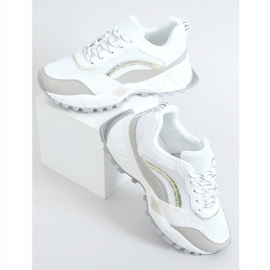 2008 Chaussures de sport blanches et grises 1