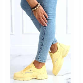 Chaussures de sport jaunes 3158 Jaune 2