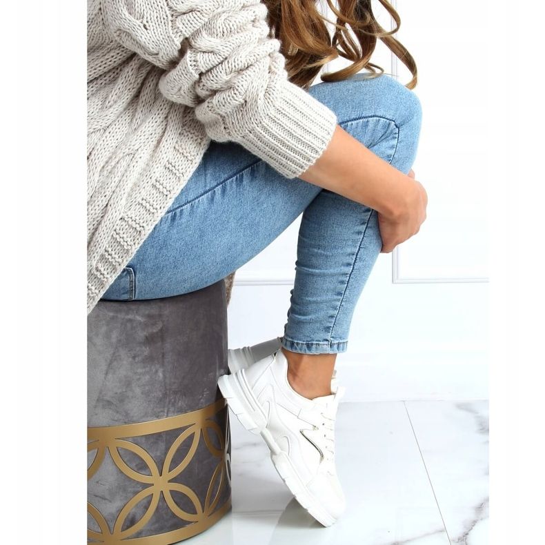 Beige 3158 Chaussures de sport beiges 2