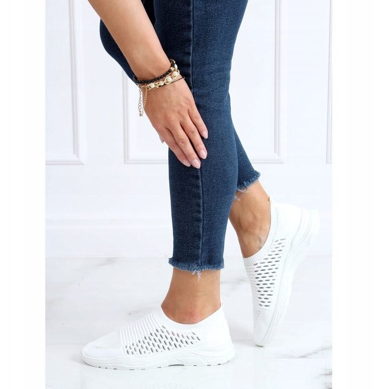 Chaussettes de sport blanches 9862 Blanc 2