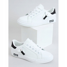 Baskets femme noires et blanches LA132P BLANC / NOIR le noir 4
