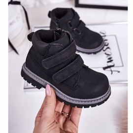 Apawwa Velcro Moa noir pour enfants le noir 1 Apawwa Velcro Moa noir pour enfants le noir 1