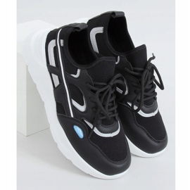 Chaussures de sport noires B0-560 Noir 1