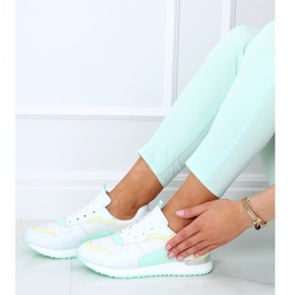 Chaussures de sport multicolores C915 BLANC / JAUNE / VERT blanche 3