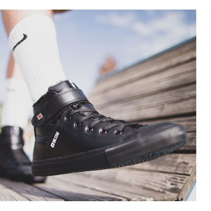 Baskets Hautes Homme Big Star Noir Y174020 1