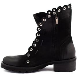 Dolce Pietro Bottes femme isolées 1040 noir 2