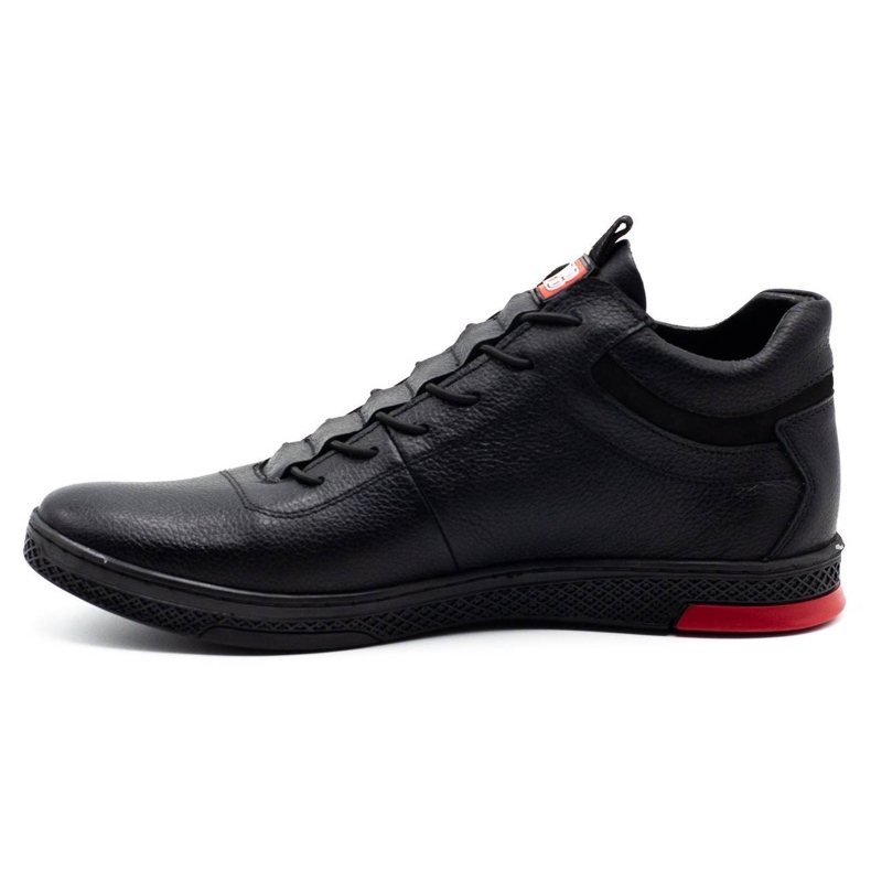 Polbut Bottes d'hiver pour hommes noires K26F 1