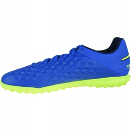 Chaussures de football Nike Tiempo Legend 8 Club Tf M AT6109-474 bleu 1