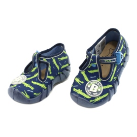 Chaussures enfant Befado 110P410 bleu marin vert 3 Chaussures enfant Befado 110P410 bleu marin vert 3