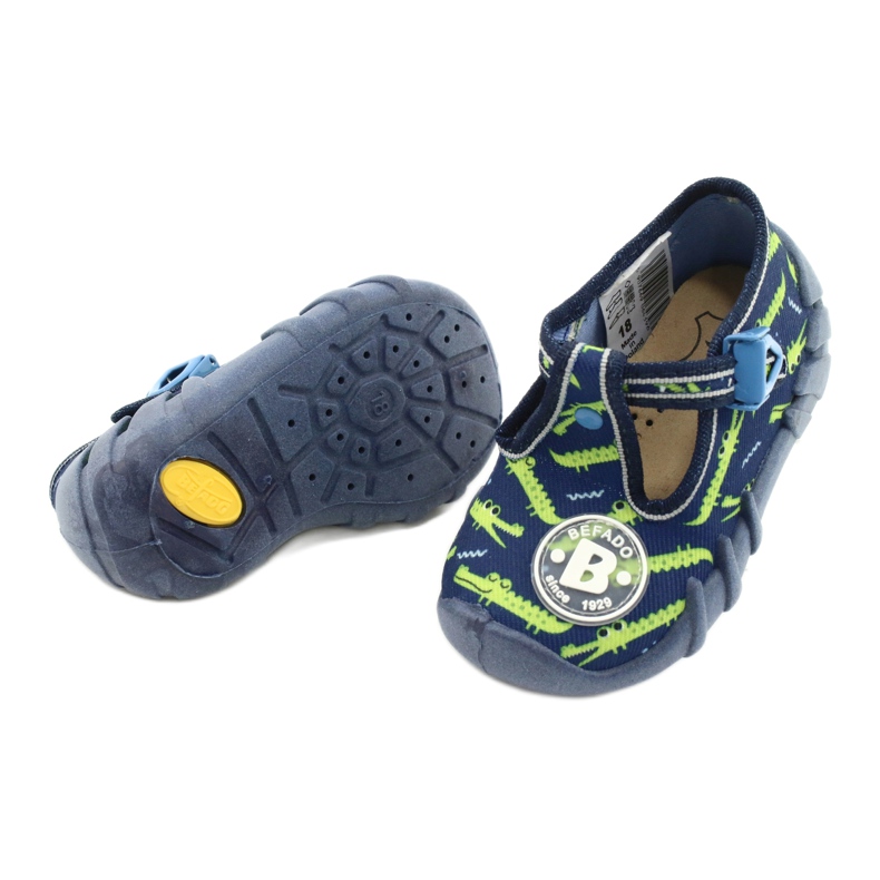 Chaussures enfant Befado 110P410 bleu marin vert 4 Chaussures enfant Befado 110P410 bleu marin vert 4