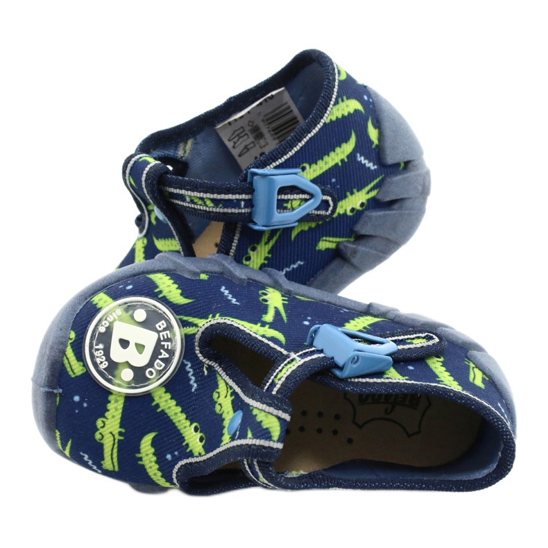 Chaussures enfant Befado 110P410 bleu marin vert 5 Chaussures enfant Befado 110P410 bleu marin vert 5