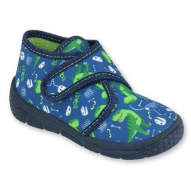 Chaussures enfant Befado 538P037 blanc bleu marine vert 1